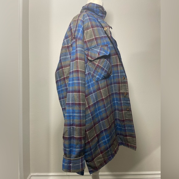 Oversized flannel front button up - Picture 13 of 13